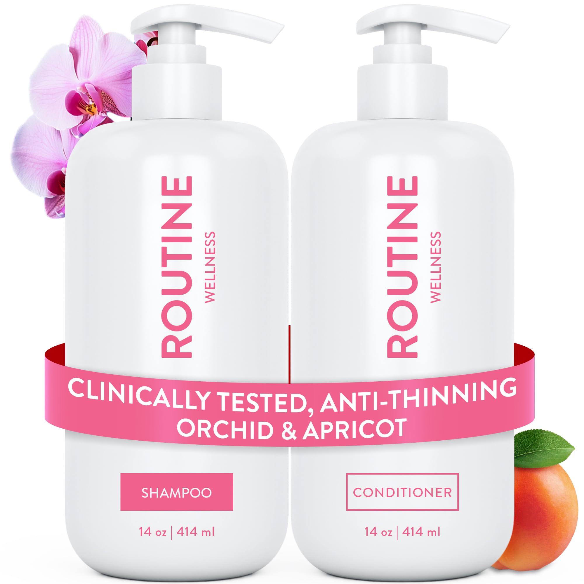 Amazon.com: Routine Wellness Anti-Thinning Shampoo and Conditioner